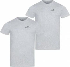Sergio Tacchini Herren Unterhemden Rundhals 2er-Pack grau 39493436