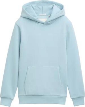 TOM TAILOR Jungen Hoodie Sweatshirt mit Rückenprint, blau, Uni, Gr. 164