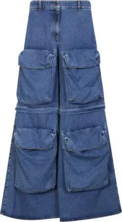 Giuseppe Di Morabito - Blue Denim Cargo Jeans - Größe 40 - blue