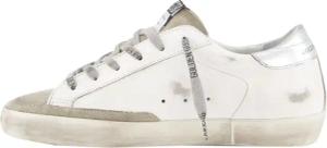 Golden Goose Low-Top Sneaker - Distressed Leather Sneakers With Animal Print Acce - Gr. 40 (EU) - in Weiß - für Damen