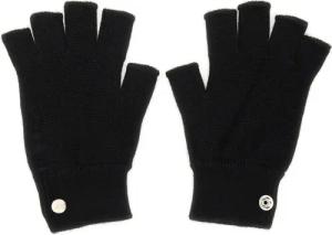 Rick Owens Handschuhe - Fingerless Black Cashmere Gloves - Gr. ONE SIZE - in Schwarz - für Damen