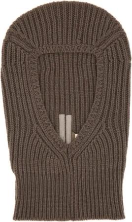 Rick Owens Caps & Mützen - Knitted Balaclava - Gr. ONE SIZE - in Braun - für Damen