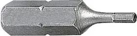 Kraftwerk 1/4" Innensechskant-Bit 25mm 1/8" mit Bohrung, 5 Stk