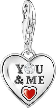THOMAS SABO Charm Herz YOU&ME Unendlichkeitsschleife/Infinity,