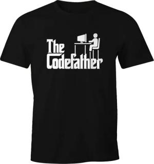 MoonWorks Print-Shirt Herren T-Shirt The Codefather