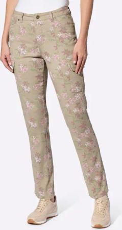 heine Bequeme Jeans Druckhose