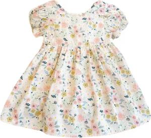 suebidou Midikleid Sommerkleid für Mädchen Kurzarm