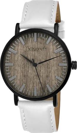 Holzwerk Quarzuhr Designer Edelstahl & Holz