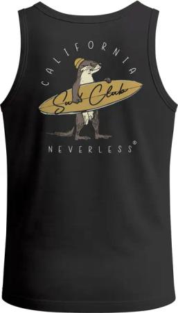 Neverless Tanktop Herren Tank-Top Backprint Surfing