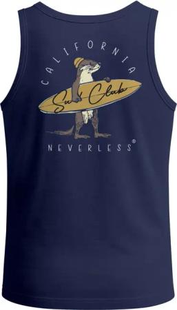 Neverless Tanktop Herren Tank-Top Backprint Surfing