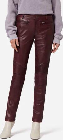 RICANO Lederhose Donna Lederhose mit Biker-Elementen