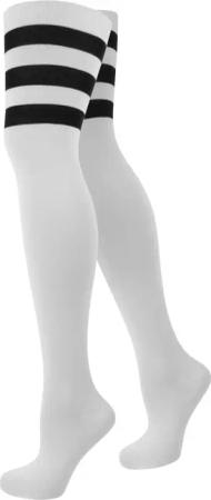 normani Overknees American Nylon-Overknees extra hoch