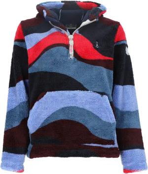 Leitfeuer Kapuzenpullover Damen Fleecehoody All-Over-Print -
