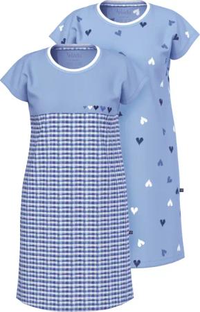 Ulla Popken Bigshirt Bigshirts 2er-Pack Karo/Herzen