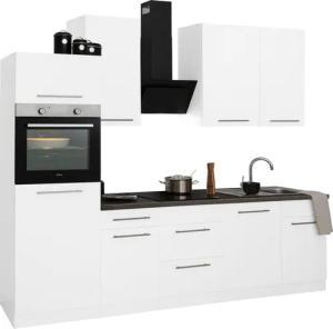 wiho Küchen Küchenzeile Unna, mit E-Geräten,