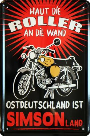 WOGEKA ART Metallbild Ostdeutschland ist Simsonland