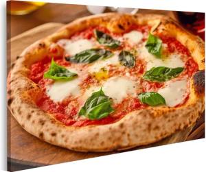islandburner Leinwandbild, Frische traditionelle italienische Pizza