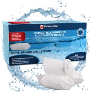 Veddelholzer Garten Poolpflege 1kg Flockmittel Pool