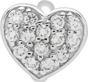 Unique Charm-Einhänger Unique 925 Silber Clipcharm mit Zirkonia CC0041