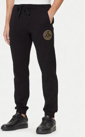 Versace Jeans Couture Jogginghose 79GAAT00 CF01T Schwarz Regular Fit