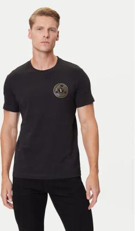 Versace Jeans Couture T-Shirt 79GAHT00 CJ00T Schwarz Regular Fit