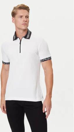 Versace Jeans Couture Poloshirt 79GAGT02 CJ01T Weiß Regular Fit