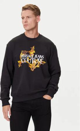 Versace Jeans Couture Sweatshirt 79GAIE10 CF00E Schwarz Regular Fit