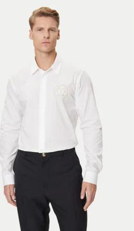Versace Jeans Couture Hemd 79GALKS2 CN00K Weiß Slim Fit
