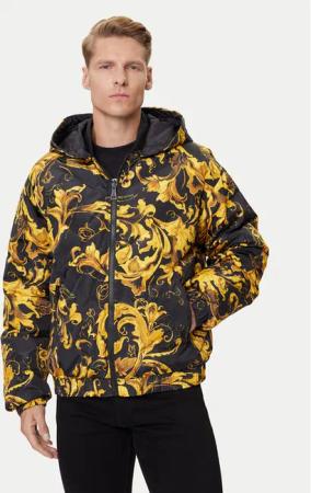Versace Jeans Couture Daunenjacke 79GAUD16 CQSD3 Schwarz Regular Fit