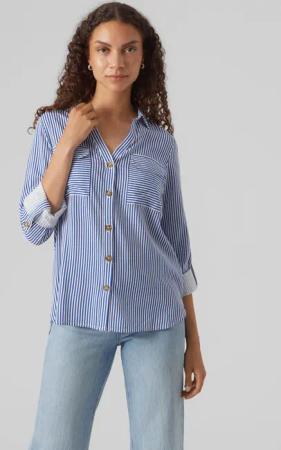 Vero Moda Hemdbluse "VMBUMPY L/S SHIRT NEW WVN GA NOOS"