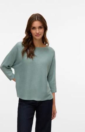 Vero Moda 3/4 Arm-Pullover "VMNORA 3/4 BOATNECK BLOUSE NOOS", mit Fledermausärmeln