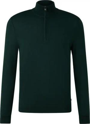BOGNER Feinstrick-Troyer Ouri für Herren - Dunkelgrün - S