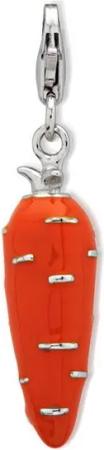 Unique Charm-Einhänger Exklusiver 925 Unique Silber Charm Möhre zum Einhängen CH0510