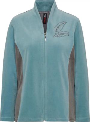 Nicki-Hausanzug mit Schmuckdetails - mint / grau - Gr. 21 von Goldner Fashion