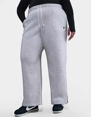 Nike Plus Size Phoenix Wide Leg Jogginghose Damen - Damen, Grau
