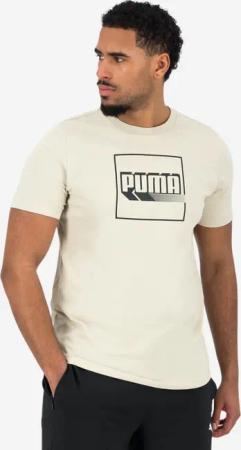 Puma T-Shirt Herren Print - beige