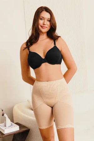 Nudefarbene Mittlere Kompression Shapewear-Hose