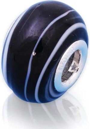 Unique Bead Exklusiver Unique Bead - Glas mit 925 Silber Fassung BG0139