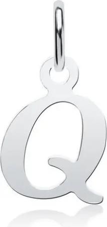 Unique Kettenanhänger Unique Kettenanhänger "Q" 925er Silber Buchstabenanhänger SP0908