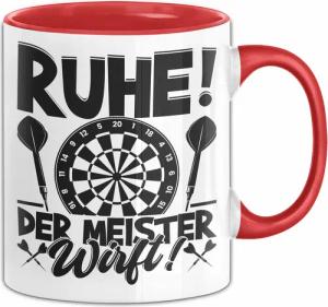 Trendation Tasse Dart-Spieler Geschenk Tasse Kaffee-Becher