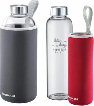 WESTMARK Trinkflasche 2 Stk, aus Glas,
