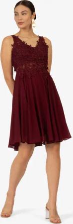 Kraimod Cocktailkleid aus Chiffon, Mesh und