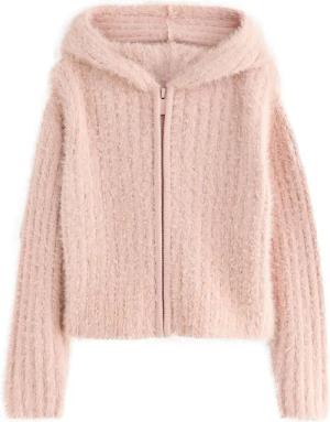 Next Kapuzenpullover Flauschige Kapuzenjacke mit Reißverschluss