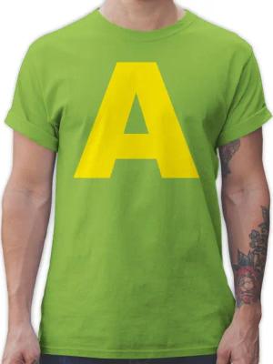 Shirtracer T-Shirt Kostüm Buchstabe A Streifenhörnchen