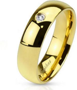 BUNGSA Fingerring Ring mit Kristall Gold