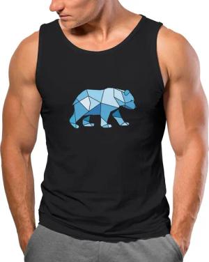 Neverless Tanktop Herren Tank-Top Polygon Grafik