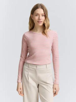 TOM TAILOR Langarmshirt Langarmshirt mit Streifenmuster