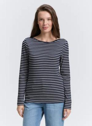 TOM TAILOR Langarmshirt Langarmshirt mit Streifenmuster