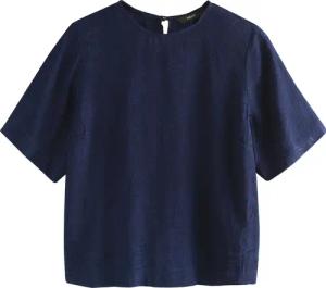 Next Shirtbluse Kastiges T-Shirt aus Jacquard-Satin
