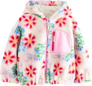 Next Kapuzenfleecejacke Fleecejacke aus Teddyfell mit